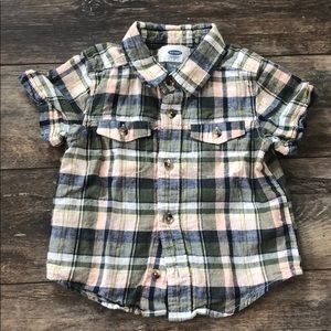 ‼️5 for $10‼️ Baby Boys Button Up Top